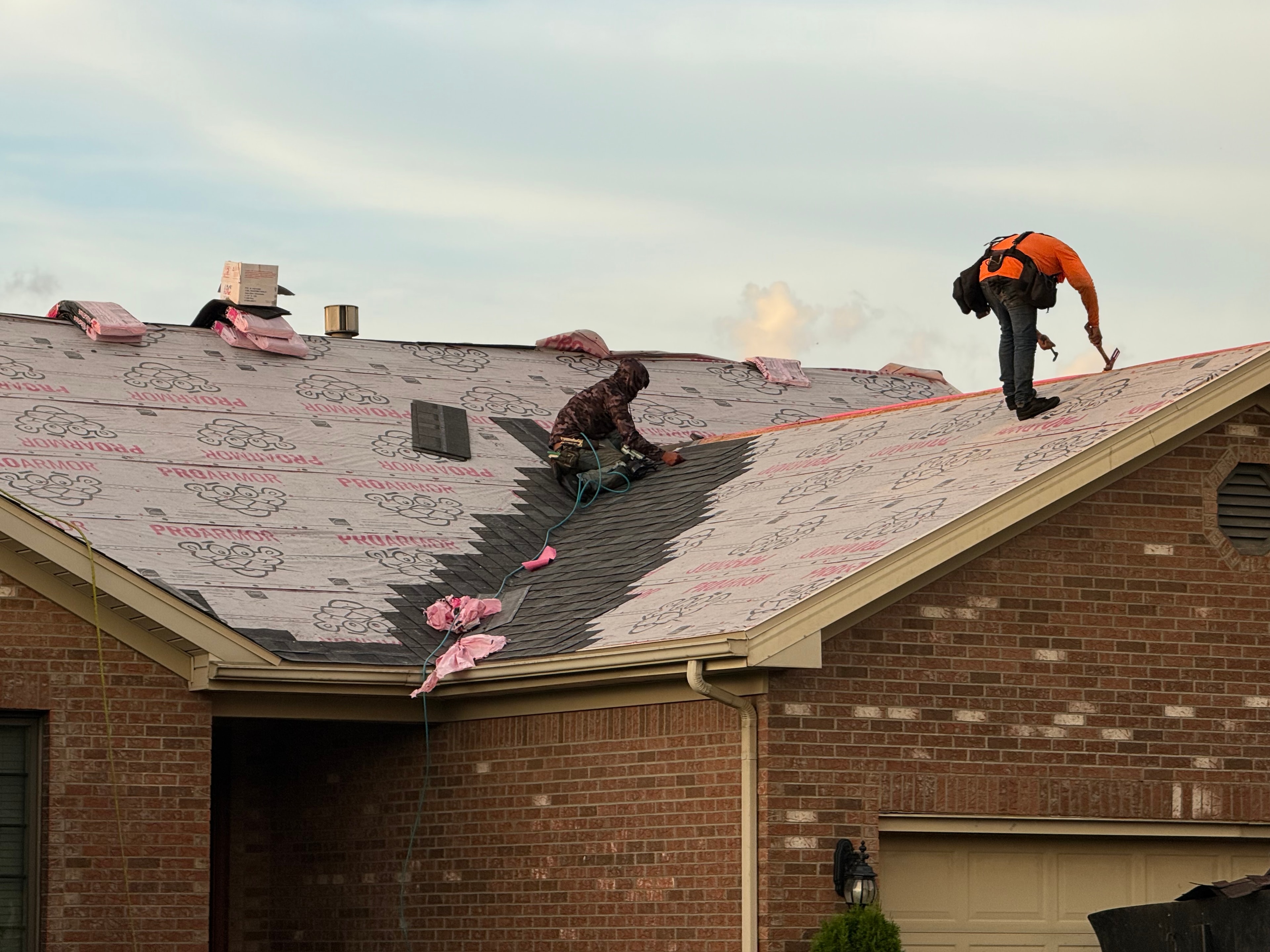 Roofing project completed by Rock's Roofs
